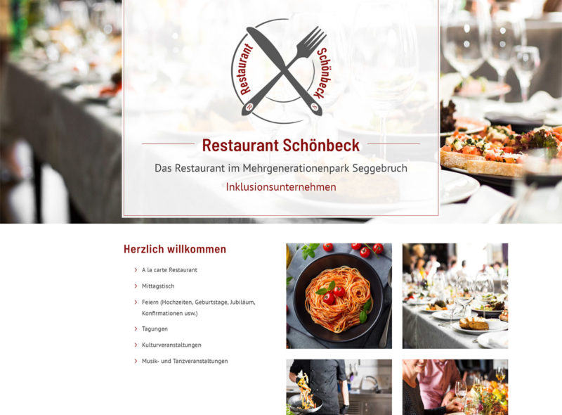 Restaurant Schönbeck - Inklusives Restaurant im MehrGenerationenPark Seggebruch