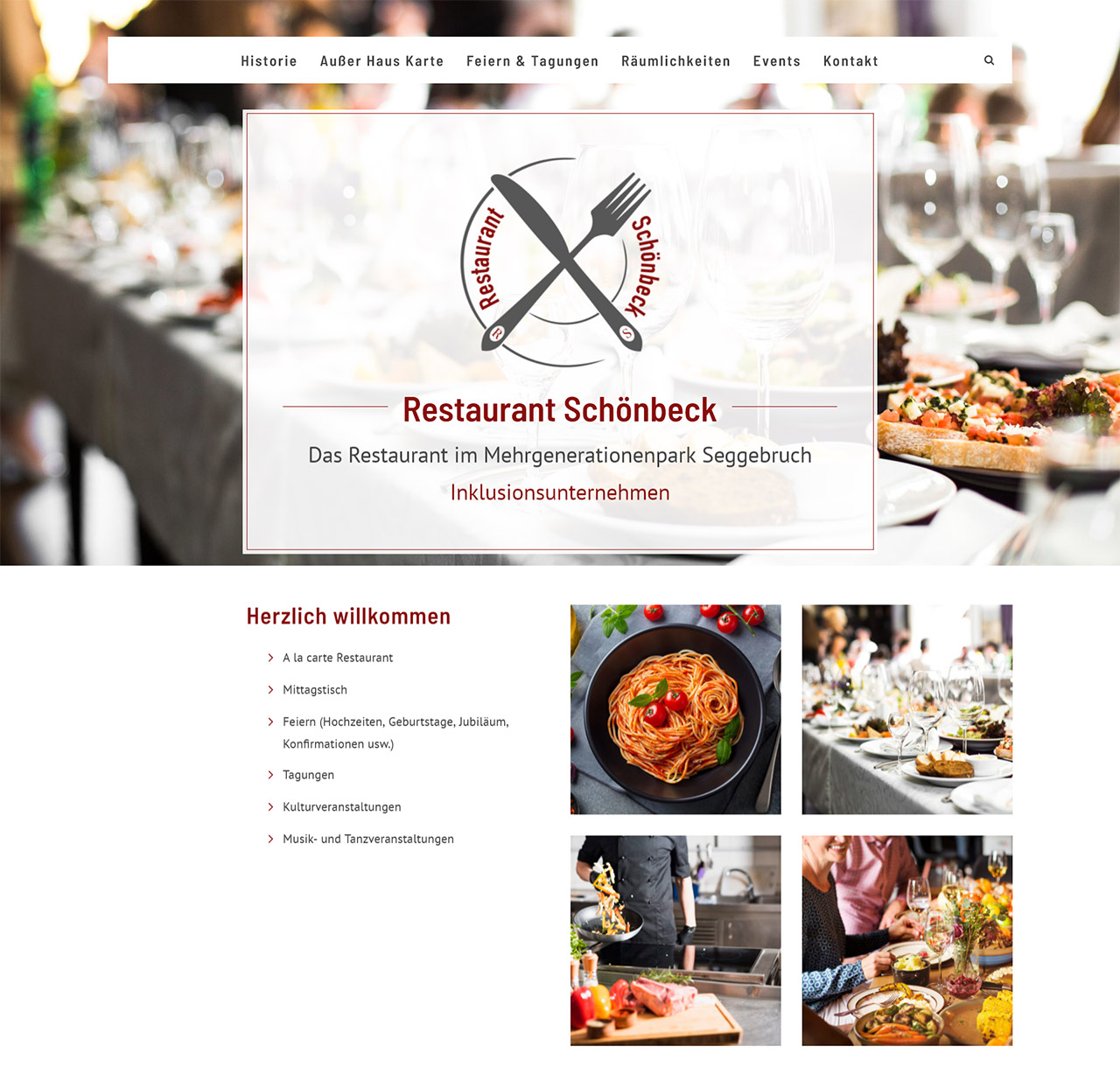 Restaurant Schönbeck - Inklusives Restaurant im MehrGenerationenPark Seggebruch