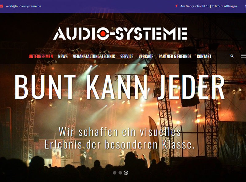 Audio-Systeme - Veranstaltungs- und Bühnentechnik