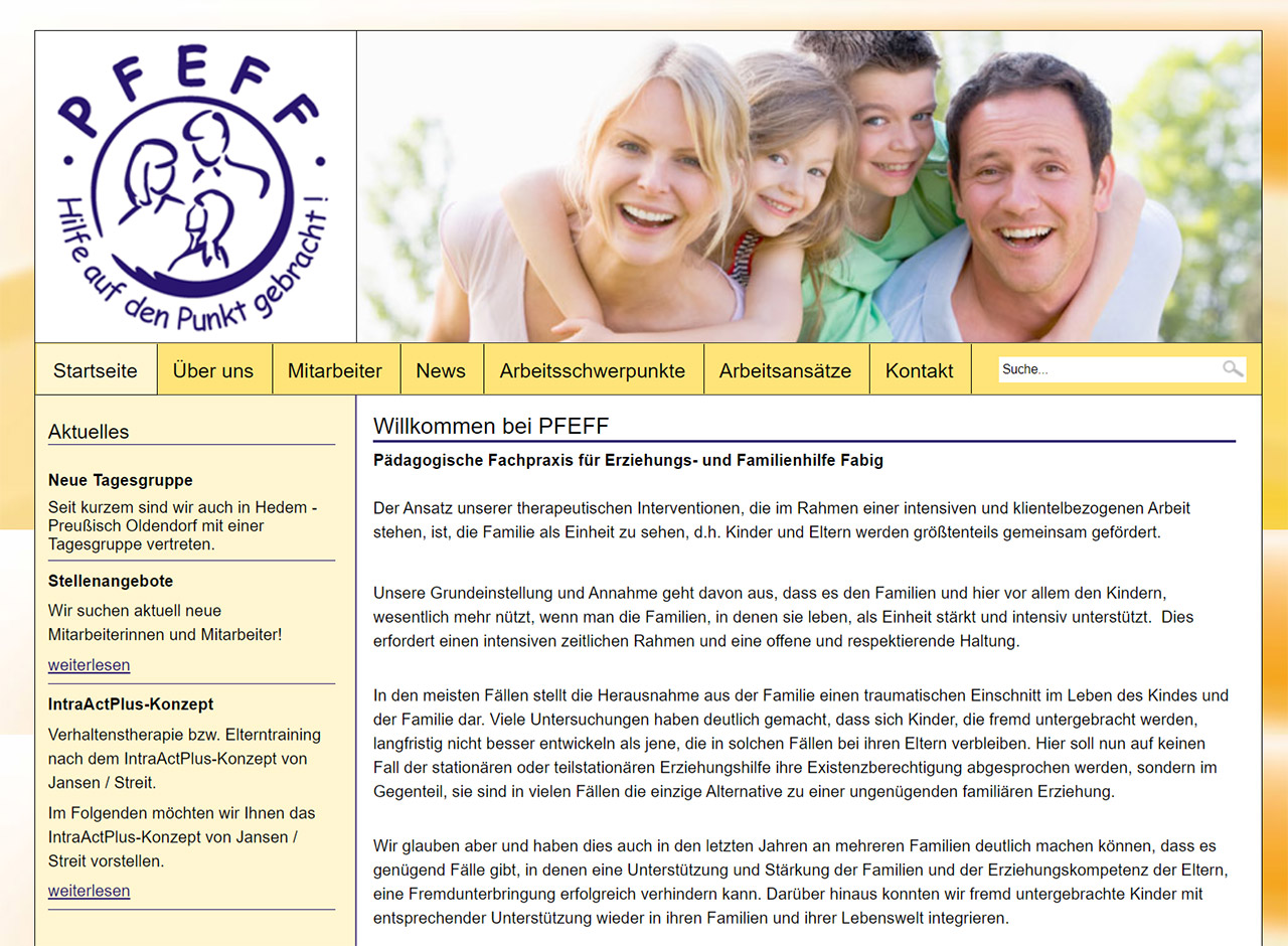 PFEFF - Pädagogische Fachpraxis für Erziehungs- und Familienhilfe Fabig