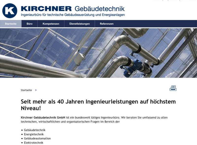 Kirchner Gebäudetechnik: Ingenieurbüro für technische Gebäudeausrüstung und Energieanlagen