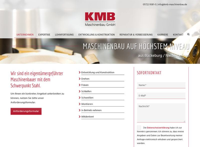 KMB Maschinenbau GmbH: Maschinenbau auf höchstem Niveau aus Bückeburg