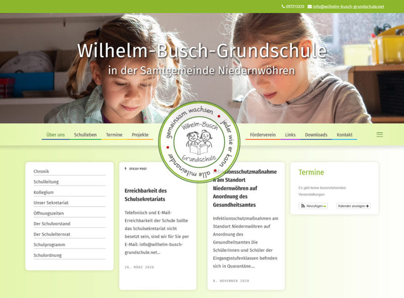 Wilhelm-Busch-Grundschule in der Samtgemeinde Niedernwöhren