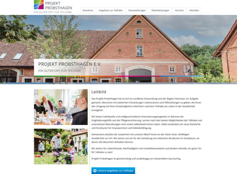 Projekt Probsthagen - ein guter Ort für Teilhabe