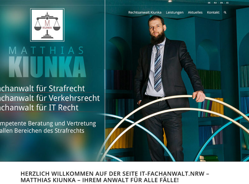Matthias Kiunka - Rechtsanwalt und Fachanwalt
